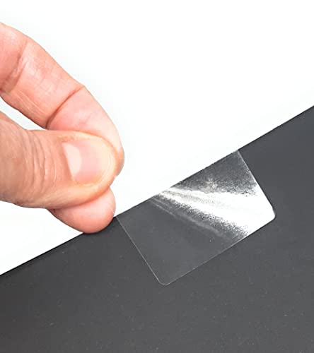 300 transparente Etiketten zum Verschließen von Beuteln, Kartons und Umschlägen 43 x 43 mm