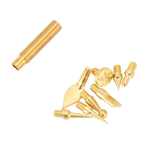 3D -Druckköpfe mit Hoher Härte Messing 8pcs Werkzeugtipps für ABS -Pla Nylon Gummi Polystyrol 3D Druckprodukte für Drucker Enthusiasten