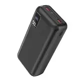 PowerBank 50000mAh große kapazität, 22,5W Powerbank PD20W Schnell Aufladende Externer Handyakku USB C mit LED Display 3 Ausgängen & 2 Eingängen Tragbares Ladegerät für iPhone16 15 14 13 12 Pro Max