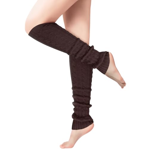 Suphigher Damen Beinstulpen 9, coffee, One size