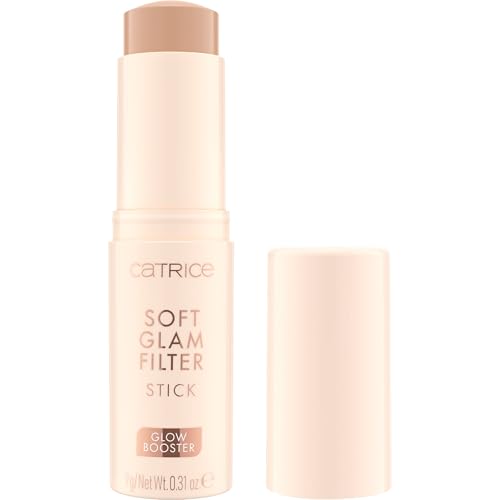 Catrice Soft Glam Filter Stick, Basis, Nr. 010, Nude, weichzeichnend, strahlend, für trockene Haut, für Mischhaut, vegan, ohne Parfüm, ohne Alkohol, ohne Konservierungsstoffe, 1er Pack (9g)