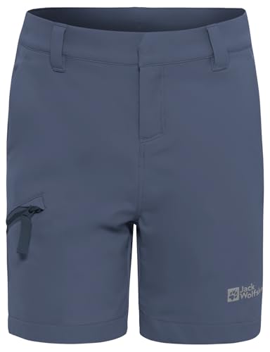 Jack Wolfskin Unisex Kinder Turbulence K Wander-Shorts, Evening Sky, 176