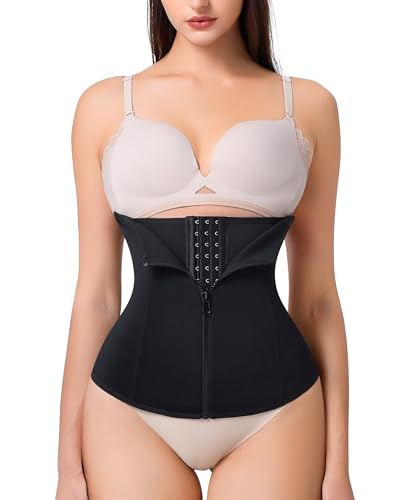 DOEOMK Waist Trainer, Shapewear Damen, Unterbrust Korsett Damen, Bauchweg Corset top, Corsage Bauchweg Body Stark Formend Das Corset Optimiert den Bereich um Taille Hüfte und Bauch sichtbar (XL)