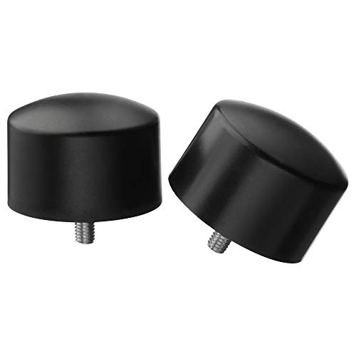 Ikea RAFFIG Endstücke 1 Paar schwarz