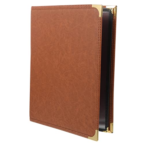 SOLUSTRE Transparentes Pvc Menü Cover Für Restaurant Hochwertige Menü-hüllen Rezeptbuch-ordner Für Gastronomie Praktischer Schutz Für Speisekarten Und Preisliste Für Bars Und Cafés