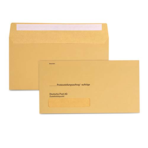 500 x Äußere Postzustellungs-Hüllen Postzustellungshüllen Postzustellungsumschläge 3491015
