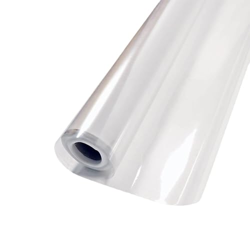 Werownsgso Transparent Wandschutzfolie Selbstklebender Statischer Wandaufkleber Spritzschutz Küchenrückwand Folie Abwaschbar Dekofolie für Wände, Küche, Büro 40X500cm