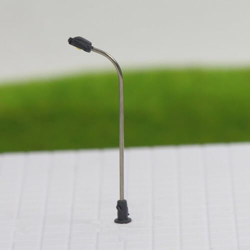 LED-Plattform-Lampen-Set für Z-Spur-Modelleisenbahnen, 10 Stück, mit Serienwiderständen