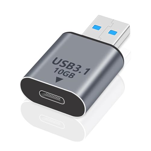 Momowin USB C auf USB Adapter, Adapter Type C auf USB 3.1 OTG Schnelles Laden, 10Gbps Datenübertragungsrate für Computer, Mobiltelefon, Ladegerät, Festplatte, etc.