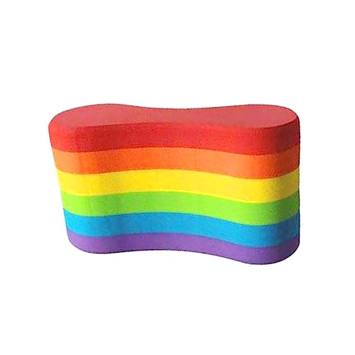 harayaa Pull Buoy Float Trainingshilfe Beine und Hüften Unterstützung für Erwachsene Anfänger, Regenbogen