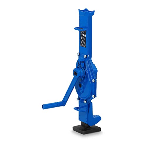 MSW MSW-RPJ1500 Zahnstangenwinde 1.500 kg Hubhöhe 290 mm Klaue 60 mm Bauhöhe 605 mm Stockwinde Stahlwinde