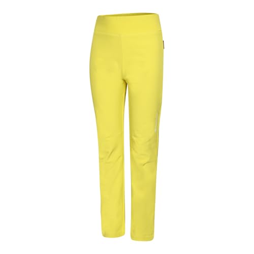 Alpine PRO ZORTO Mädchen Softshellhose, Winterhose, Thermohose, Funktionshose, Sporthose, Reflektierender Druck, Wasserdichtes Atmungsaktives und Winddichtes Material, DWR-Ausrüstung, Warme Füllung