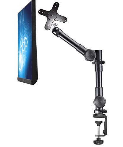 Infuu Holders 4in1 Monitor universal Halterung Teleskop-Arm Ständer LCD TFT Bildschirm VESA 75 100 Büro Tisch Office KFZ Auto LKW 006-M