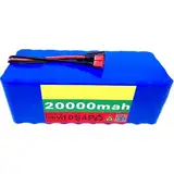 Ebike Batterie 36V 20Ah 10S4P Lithium-Ionen-Akku Elektrofahrräder, Eingebauter BMS+Schnellladegerät, Für Roller Klappräder Elektrofahrräder Batterie XT60