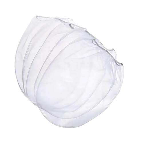Farbsiebbeutel, 5 Eimer, Siebbeutel mit Gummizug, Filterbeutel mit Öffnung oben, Nylon-Netzbeutel, feinmaschige Filter für Gartenarbeit