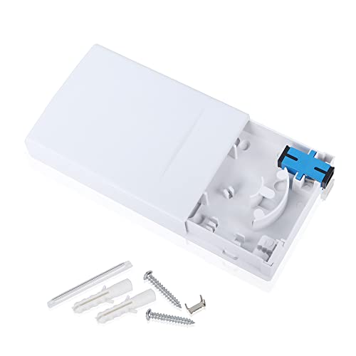 PNGKNYOCN Fiber Optic Terminal Junction Box 2 Ports Fiber Panel Desktop Box für FTTH, Optische SC/UPC-Stecker