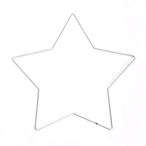 Vaessen Creative Drahtform Stern 32cm 3mm, Silber
