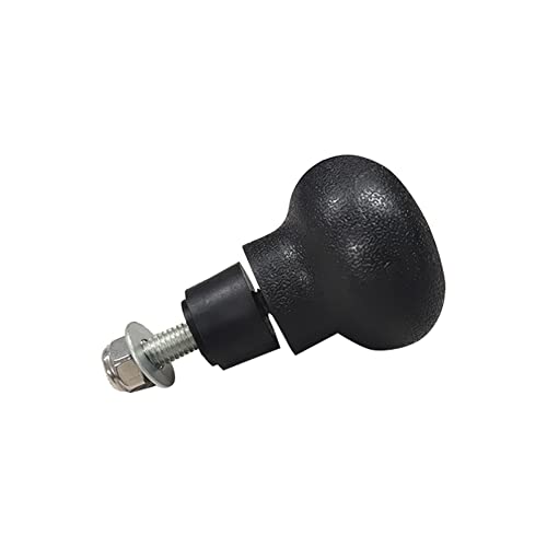 Creperture 8mm Lenkrad Spinner Knopf, Universal Schraublenkrad Spinner Knopf Drehhilfskugel Traktor Gabelstapler Baugruppe, Schwarz