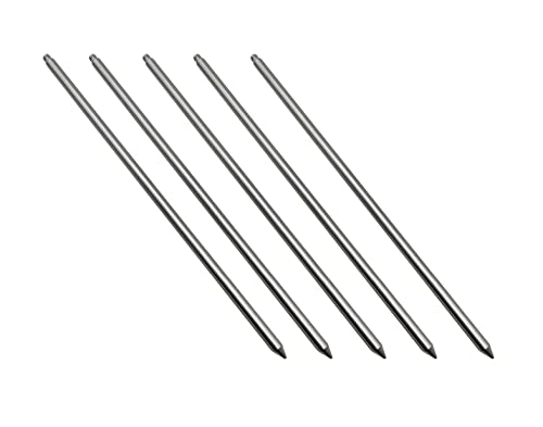 Poolzilla 5er-Pack Sicherheitsabdeckung, 45,7 cm, Aluminium-Rasenpfähle für die Installation von Poolabdeckungen, hochwertige Aluminiumpfähle für Rasen- und Landschaftsbereich, 45,7 x 1,27 cm