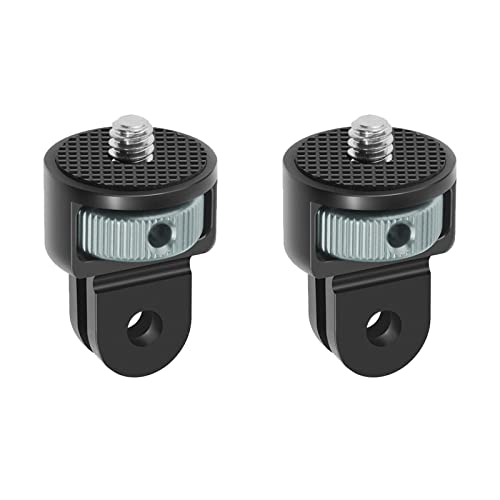 TONAUP Aluminium 1/4 Zoll Kamera Halterung Adapter Drehbar Stativ Gewinde Adapter für GoPro, Sony, Xiaomi oder Andere Aktion Kamaras