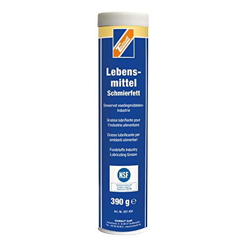 TECHNOLIT Lebensmittel-Schmierfett 390g, Schmiermittel, Universalschmierfett, für Wälz- und Gleitlager