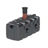 REKUBIK ROTH Sammelgrube Monobloc 900 Liter mit DIBt-Zulassung Schachtgröße DN 200 (begehbar bis 200 kg)