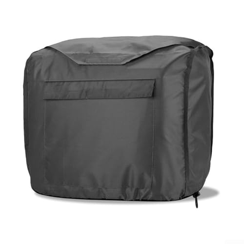 Honseadek Wasserdichte Generatorabdeckung, robustes 420D-Oxford-Gewebe, Schutzschild für Wechselrichtergeneratoren, mit Werkzeugtasche und Griffzugriff