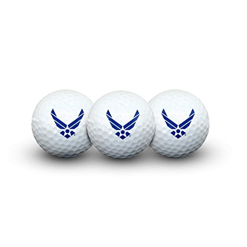 Team Effort T0573519 U.S. Air Force Golfball, Mehrfarbig, 3 Stück