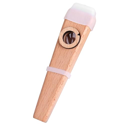 Massivholz Kazoo Flöte | Klassische Musikinstrumente Zubehör Für Anfänger | Kazoo Flöte Aus Ahornholz | GIOTAR UKULELE Begleitung Geburtstagsgeschenk Für Kinder Und Erwachsene
