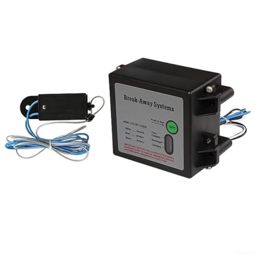Wetterfester Anhänger Abreißset, Anhänger elektromagnetischer Bremsschutz, LED-Test-Controller mit 121,9 cm Kabel für Bremsen von Anhänger-Fahrzeugen