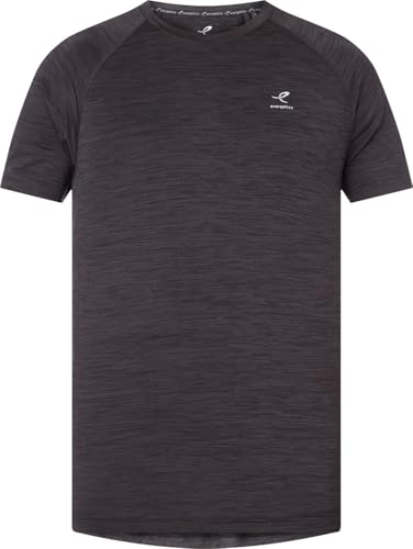 ENERGETICS He.-T-Shirt Rylu SS M Melange/Black/Black - XXL