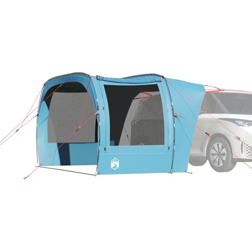 vidaXL Autozelt Blau Wasserdicht, Zelt, Zelt Kofferraum, Campingzelt Auto, Zelt Auto, Campingzelt, Heckzelt, Gartenzelt, Wanderzelt, Outdoor Zelt