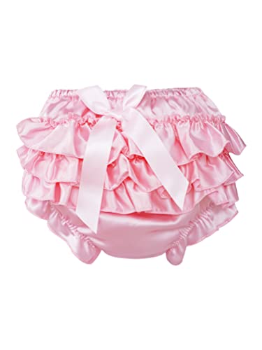 inhzoy Neugeborenen Baby Mädchen Bloomers Baumwolle Unterhose Schlüpfer Mit Schleife Weiche Bequeme Baby Unterwäsche Shorts Rosa_E 62-68/3-6 Monate