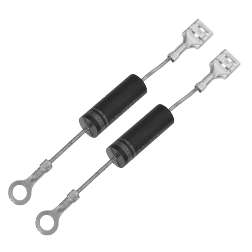 Gadpiparty 2 Stück Diode Ofen Zubehör Universal- Hochspannungszubehör Universalteil Mikrowellenreparatur Zubehör Reparieren Backofen-ersatzteil Reperatur-teile Hochspannungsteile Metall