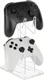 nymus 2-stöckiger Controller-Halter, Game-Controller-Halter für Schreibtisch, Universal-Aufbewahrung, Organizer, Controller-Ständer für Xbox/PS4/PS4, schlank, transparentes Acryl