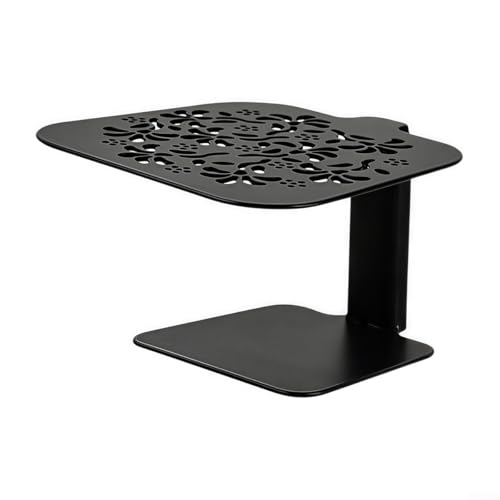 Verstellbares Kaffee-Wiegegestell, kompatibel mit Espresso-Ausrüstung, Edelstahl-Design (schwarz)