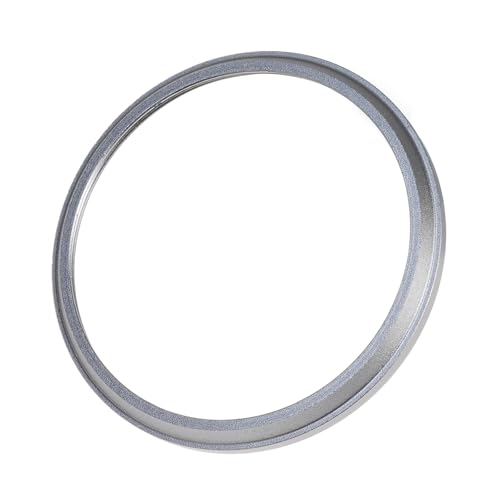 Hersmay Metall Objektiv Dekoration Ring Kappe für Fuji X100V X100VI X100F X100T X100S Kamera (Silber)
