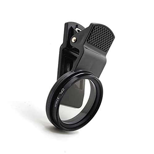 37-mm-CPL-Polarisator für Mobiltelefone, Zum Aufstecken, Zirkularpolarisatorfilter Zur Entfernung von Reflexionen
