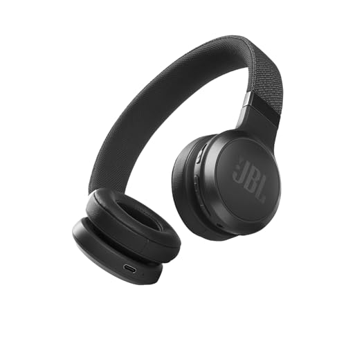 JBL Live 460 NC kabelloser On-Ear Bluetooth-Kopfhörer in Schwarz – Mit Noise-Cancelling und Sprachassistent – Für bis zu 50 Stunden Musikgenuss