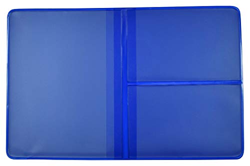 KFZ Schein Schutzhülle Etui Mappe viele Farben Kartenhülle Fahrzeugschein Hülle Made in Germany (Blau)