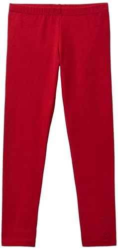 United Colors of Benetton Mädchen und Mädchen 3mt1cf02g Leggings, rot, 120 cm