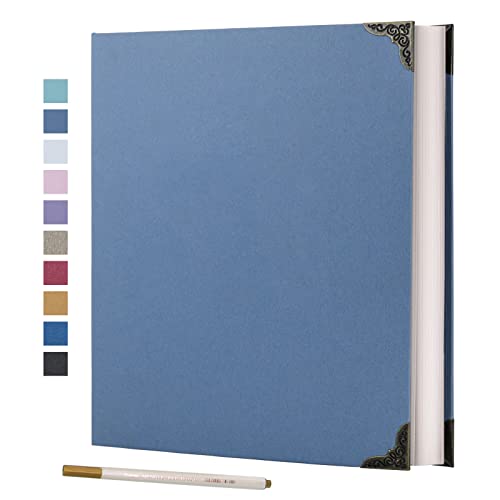 Vienrose Fotoalbum Selbstklebend 40 Seiten Hardcover mit DIY Scrapbooking Kit 3 Ringe Papier Scrapbook für Liebhaber Freunde Kinder Jahrestag Hochzeit Geschenk
