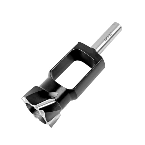 Dübeldübelschneider Zapfenbohrer Bi, Holzdübellochschneider, Zapfendübel und Dübelbohrer Holzbearbeitungsschneider, konischer Dichtungsstopfenschneider, 13 mm Schaft für Möbelherstellung (30 mm)