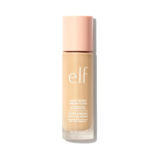 e.l.f. Halo Glow Liquid Filter, Teint-Booster für einen strahlenden, weich fokussierten Blick, mit Hyaluronsäure, vegan & tierversuchsfrei, 0,5 Fair