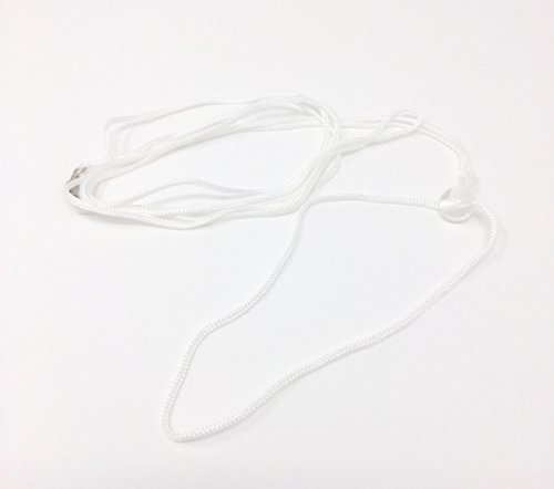 ShowLeine Weiss 1,5mm x 130cm Vorführleine für Hundeausstellung Ausstellungsleine