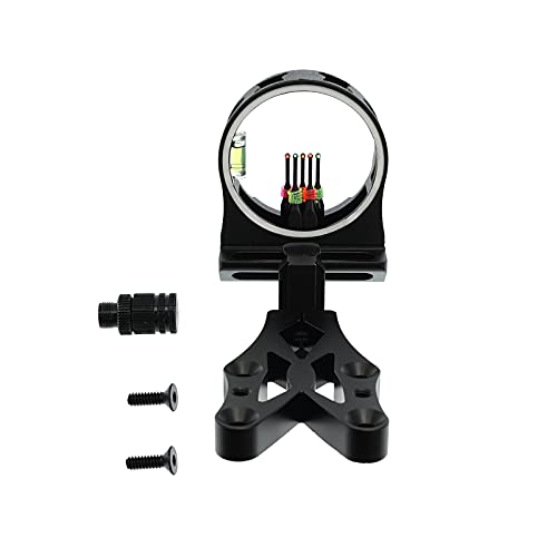 Drake Pathfinder - 5-Pin - Visier inkl. Beleuchtung; passend zum Drake Pathfinder oder jedem Anderen Compoundbogen;mit einstellbaren Pins, Wasserwaage und Einer zusätzlichen Pinbeleuchtung