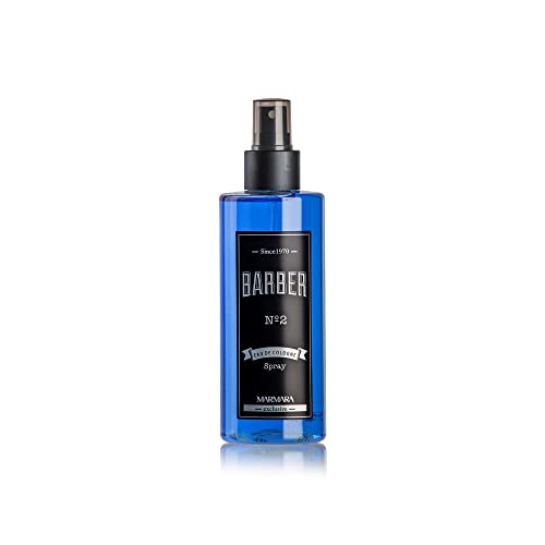 BARBER MARMARA No.2 Eau de Cologne Pump-spray Herren (1x 250ml) After Shave Men - Duftwasser - Rasierwasser Männer - Erfrischt kühlt - Duft Herren - Desinfizierend 70° Alkohol