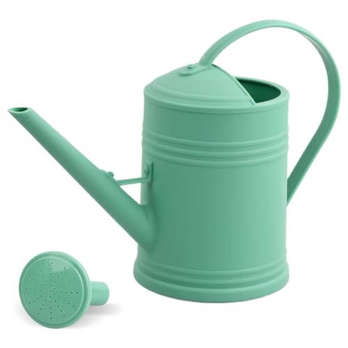 2 Liter Gießkanne Zimmerpflanzen Klein Gießkanne Langer Auslauf Kunststoff Abnehmbare Sprinkleranlage Gießkanne Leichte Wassersprühflasche Bewässerungsflasche für Wohnung Außenpflanzen Sukkulenten