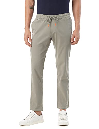 FYLTR Tapered Jogginghose aus Stretch-Baumwolle mit elastischem Bund und Kordelzügen, Getrockneter Salbei, 38