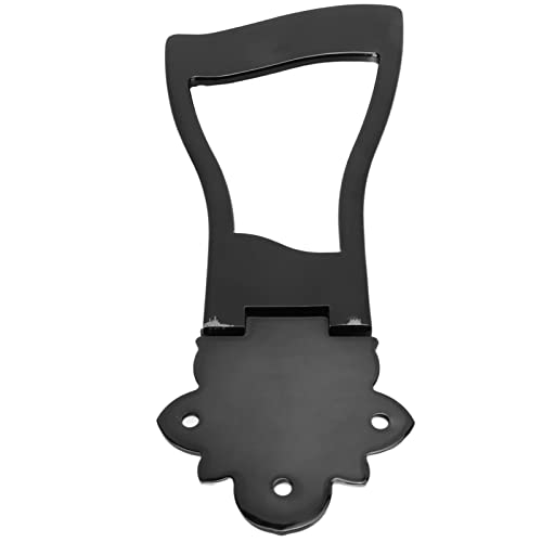 Trapez-Gitarren-Saitenhalter, 6-saitiger Langlebiger Metall-Gitarren-Saitenhalter, Gute Ergänzung Zum Austausch (Schwarz)